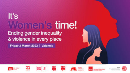 “It’s women’s time: Ending gender inequality and violence in every place”